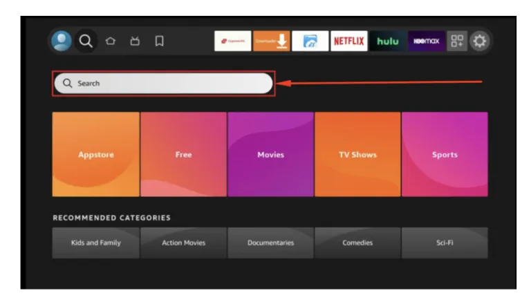 Install Downloader App on FireStick